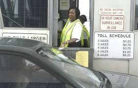 toll booth lady